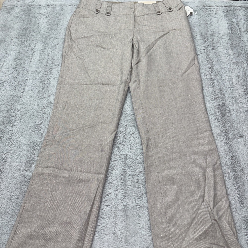 Cato J/M Sportswear Pants 12 Contemporary Low Rise Straight Leg Beige